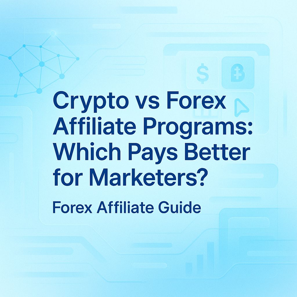 Battle of Commissions: Crypto or Forex Affiliate Programs?
