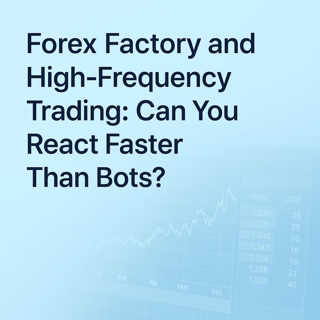 The Speed Race: Human Traders vs. Bots in Forex Factory Data Processing