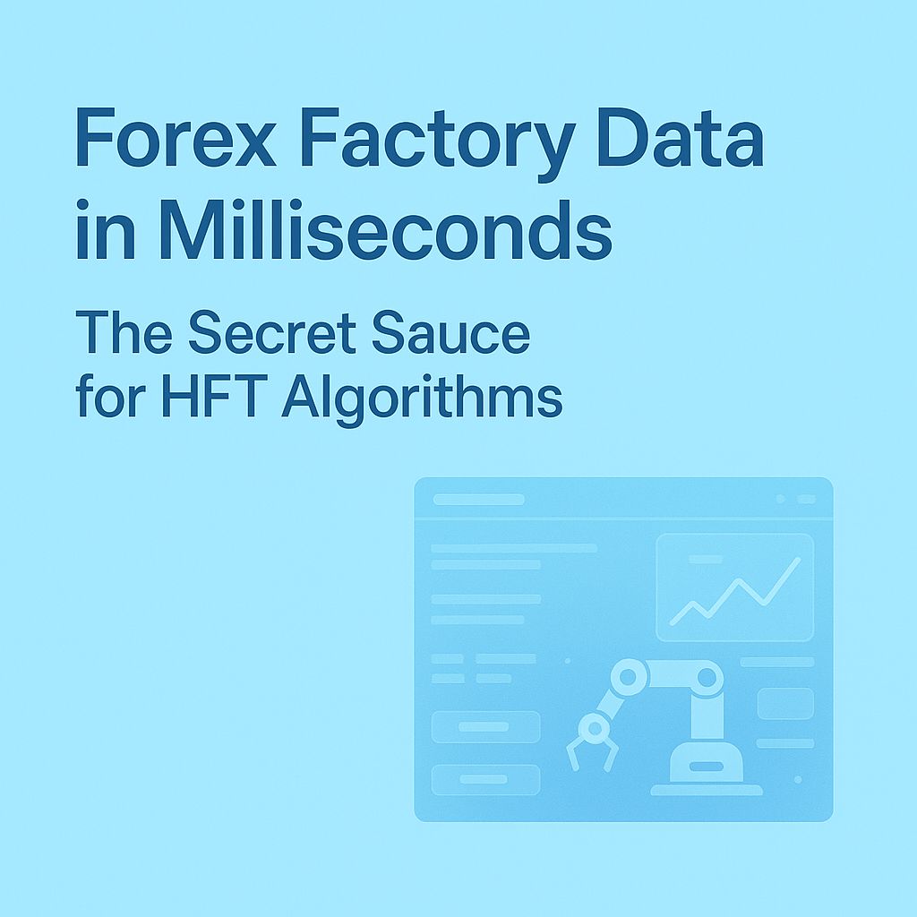 How Millisecond Forex Factory Data Supercharges Algorithmic Trading