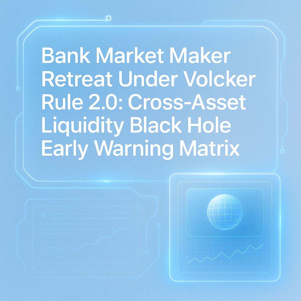 When Market Makers Vanish: Navigating Liquidity Black Holes in the Volcker Rule 2.0 Era