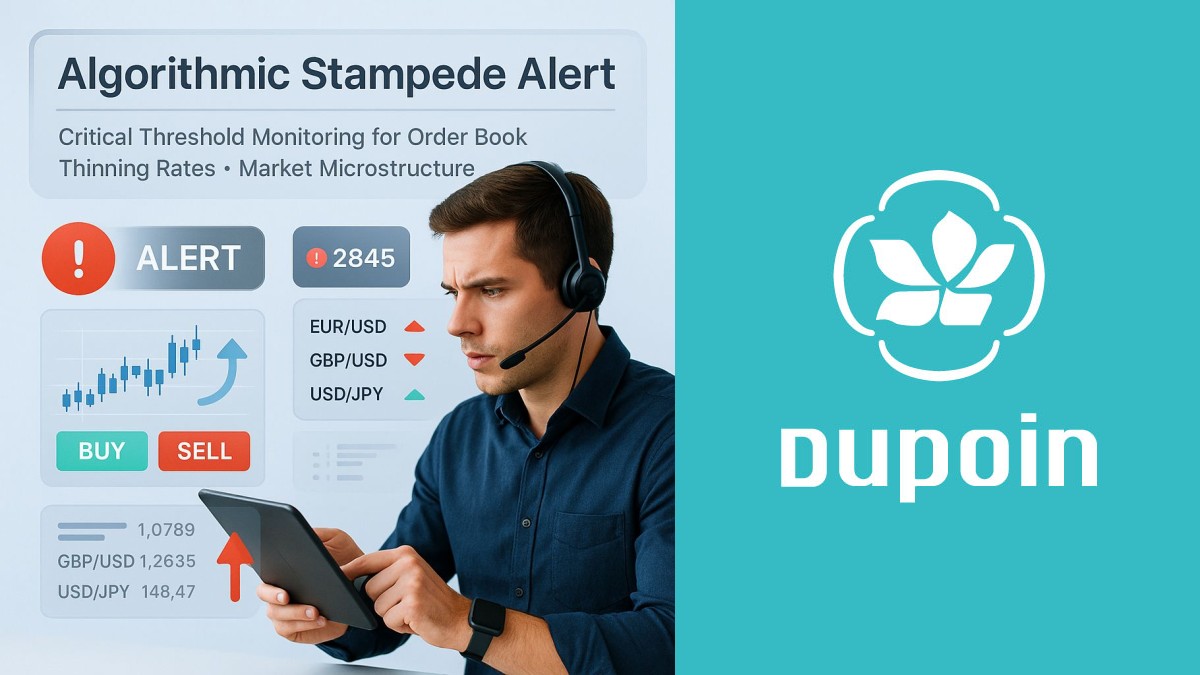 Monitoring critical order book thinning rates