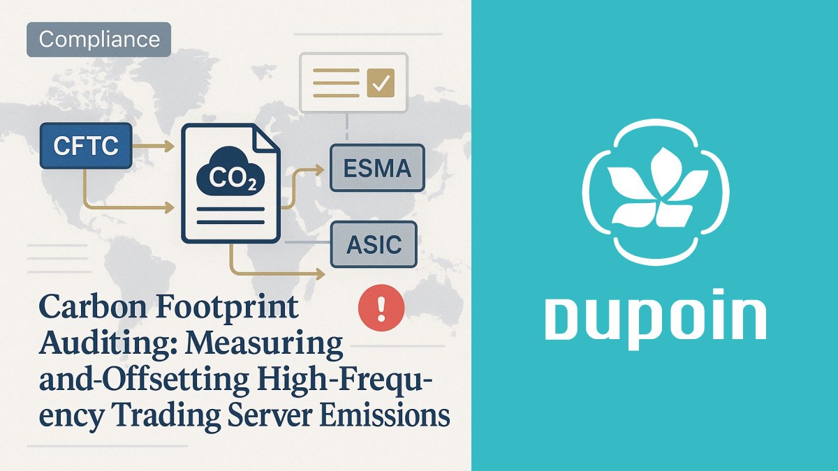 Measuring HFT server energy consumption emissions