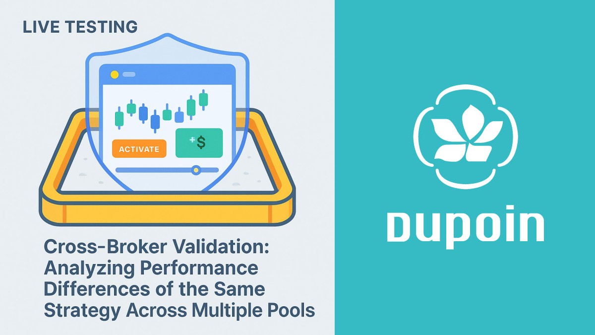 Same strategy performance across different brokers