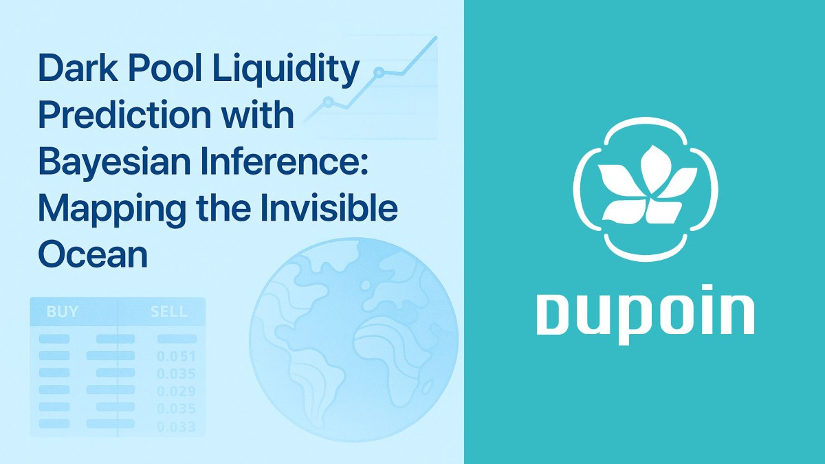 Bayesian prediction of dark pool liquidity
