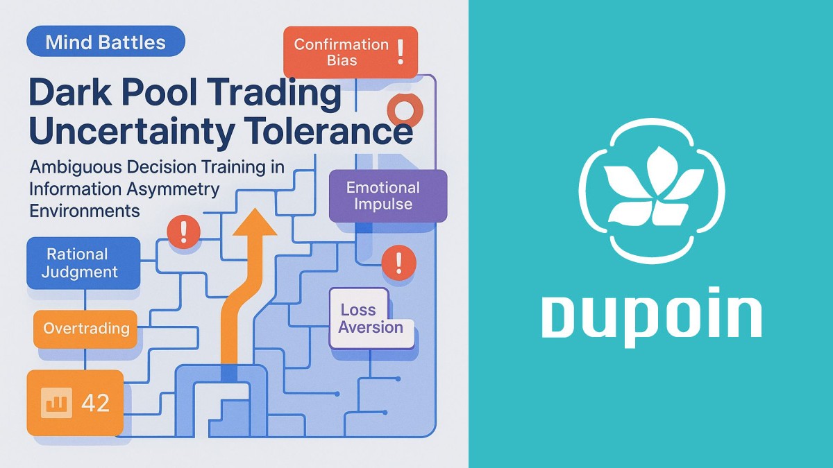 Decision-making in opaque dark pool environments
