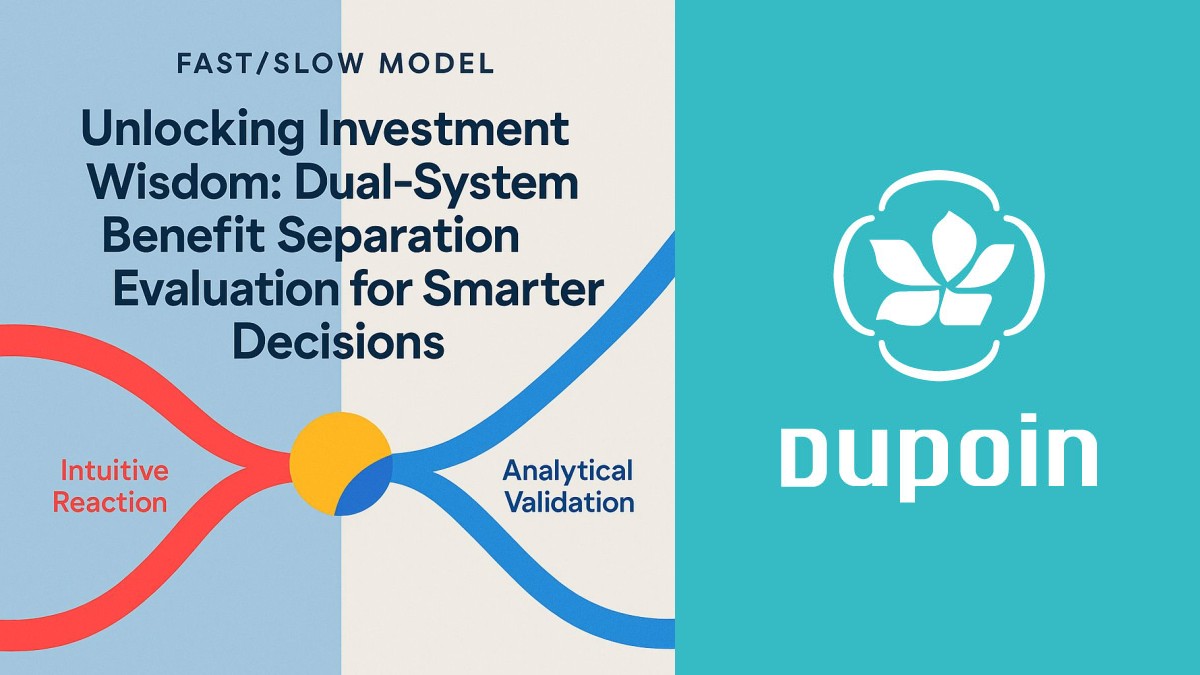 Separate evaluation of intuitive vs rational systems