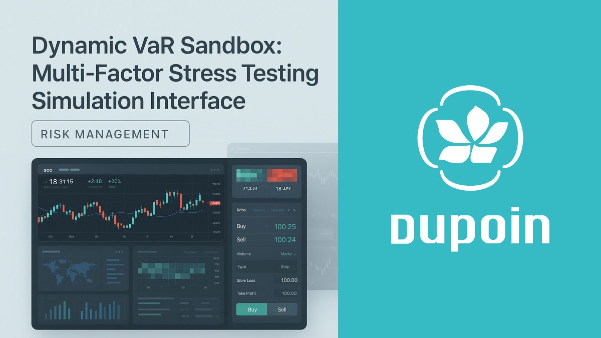 Interactive multi-factor risk simulation