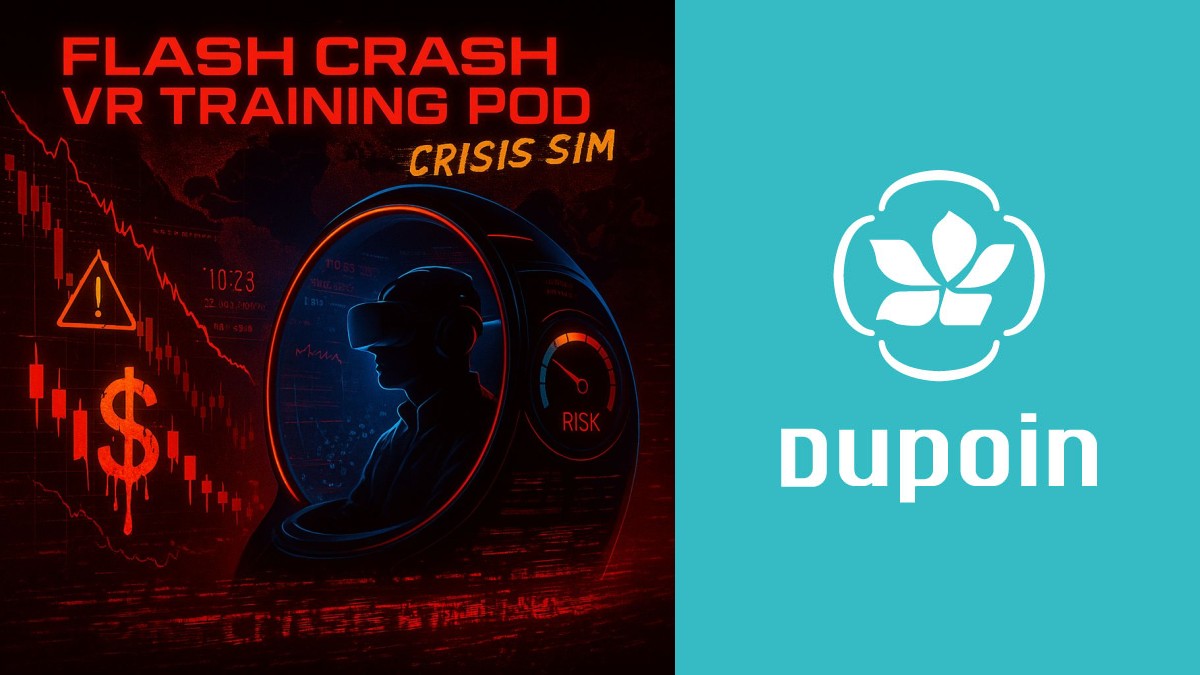 VR pod detecting cognitive biases during flash crashes