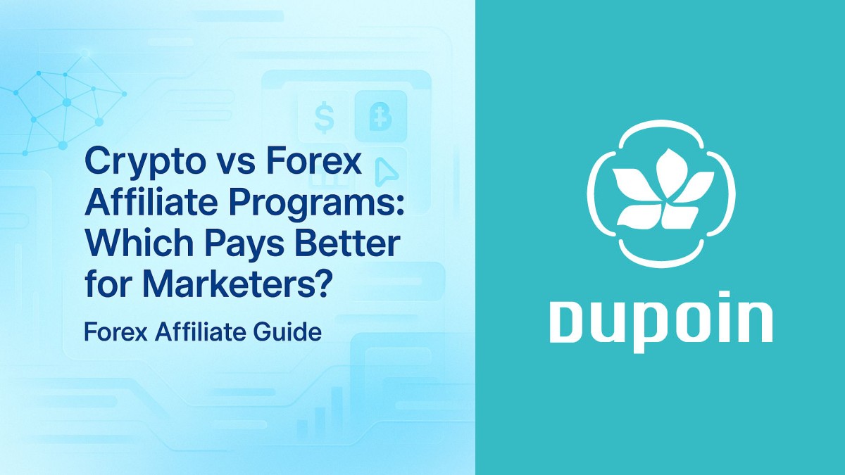 Compare crypto vs forex affiliate payouts today