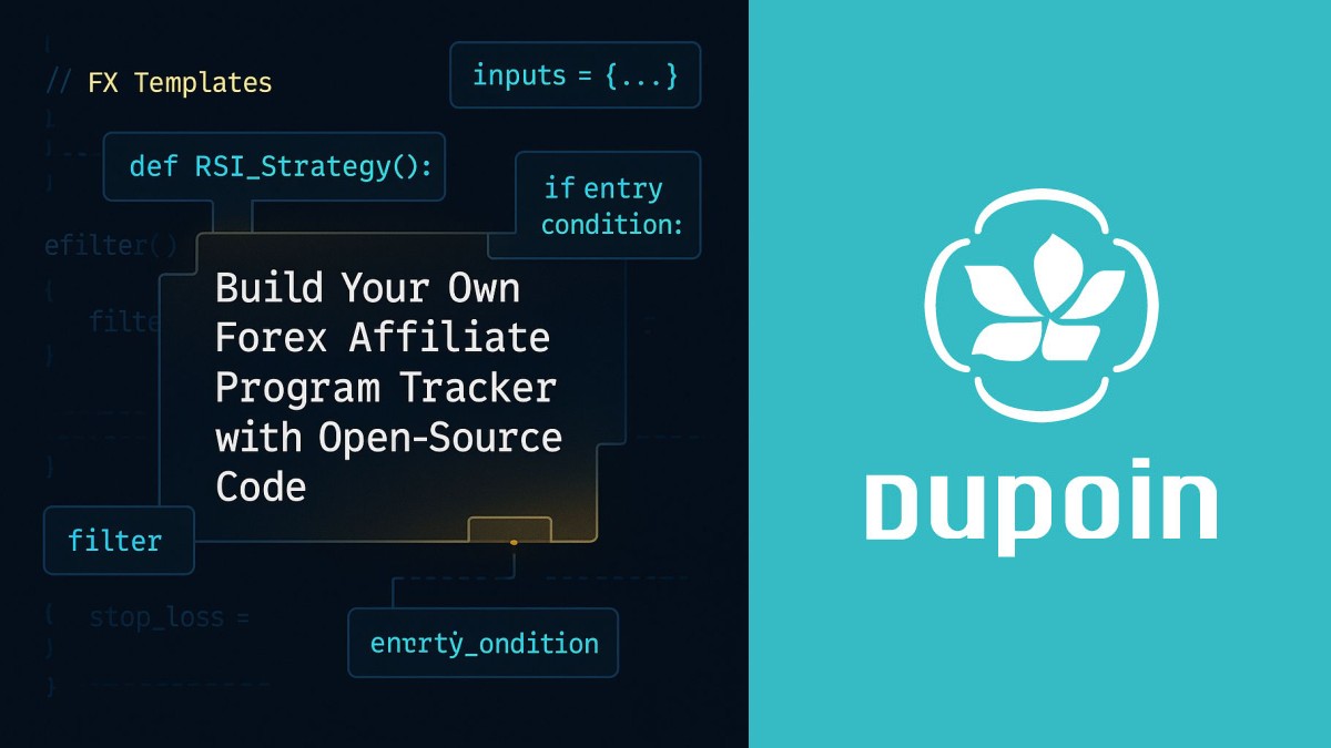 Create your forex affiliate tracker with code