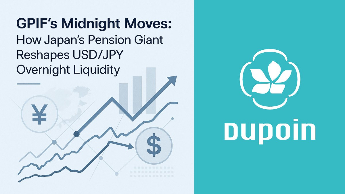GPIF asset allocation impacting USD/JPY liquidity