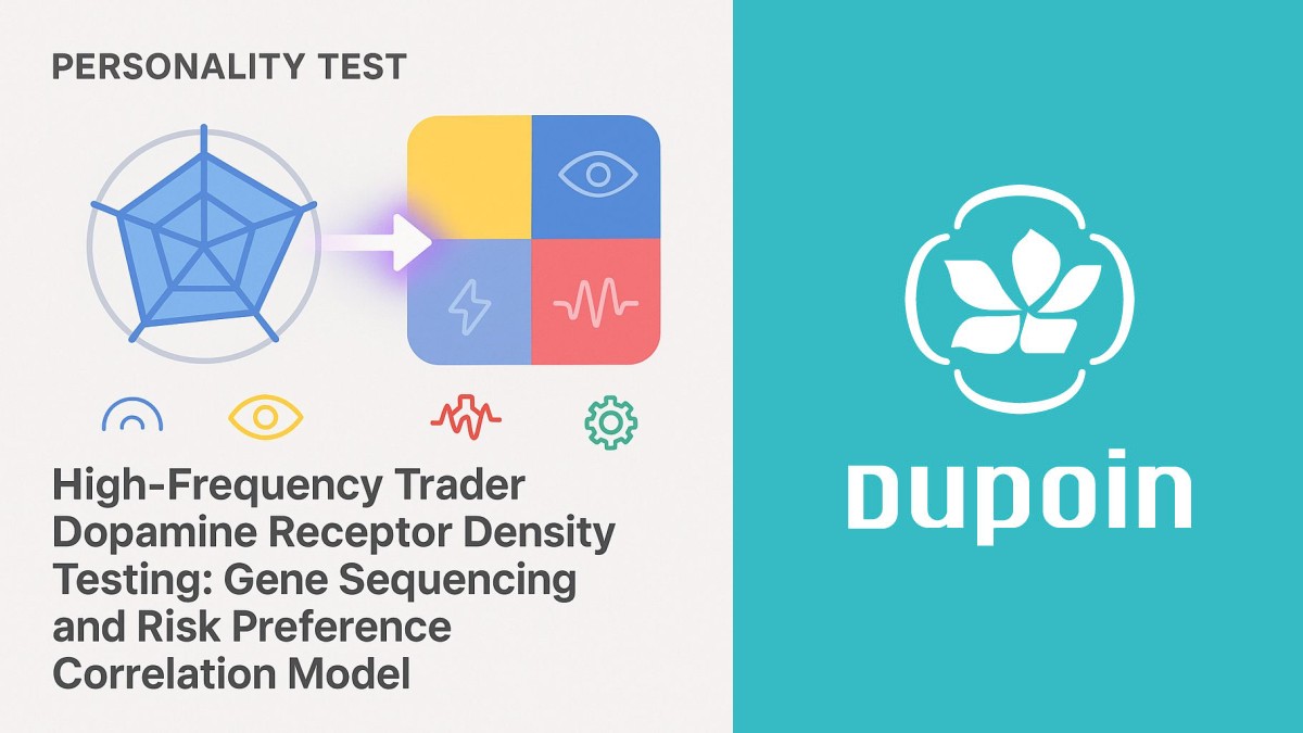 Genetic sequencing revealing trader risk profiles