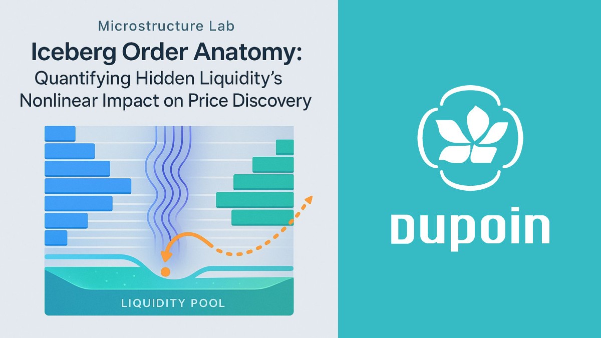Iceberg order hidden liquidity impacting price discovery
