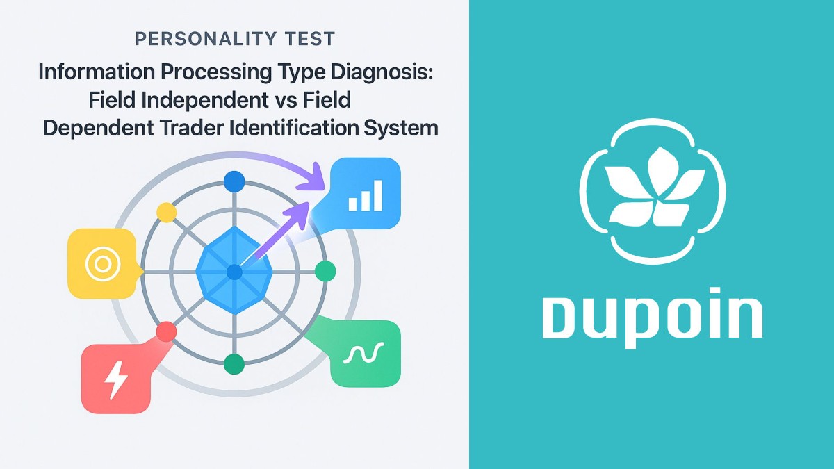 Trader cognitive style analysis in market chaos