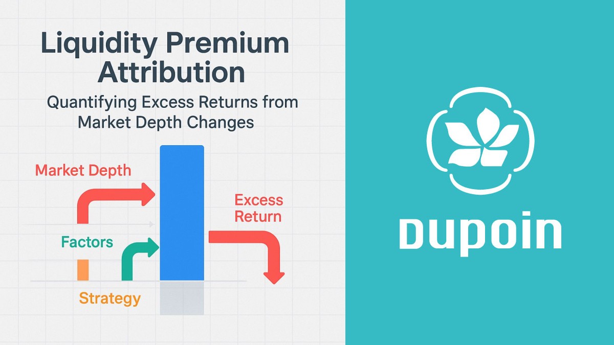 Market depth changes generating excess returns