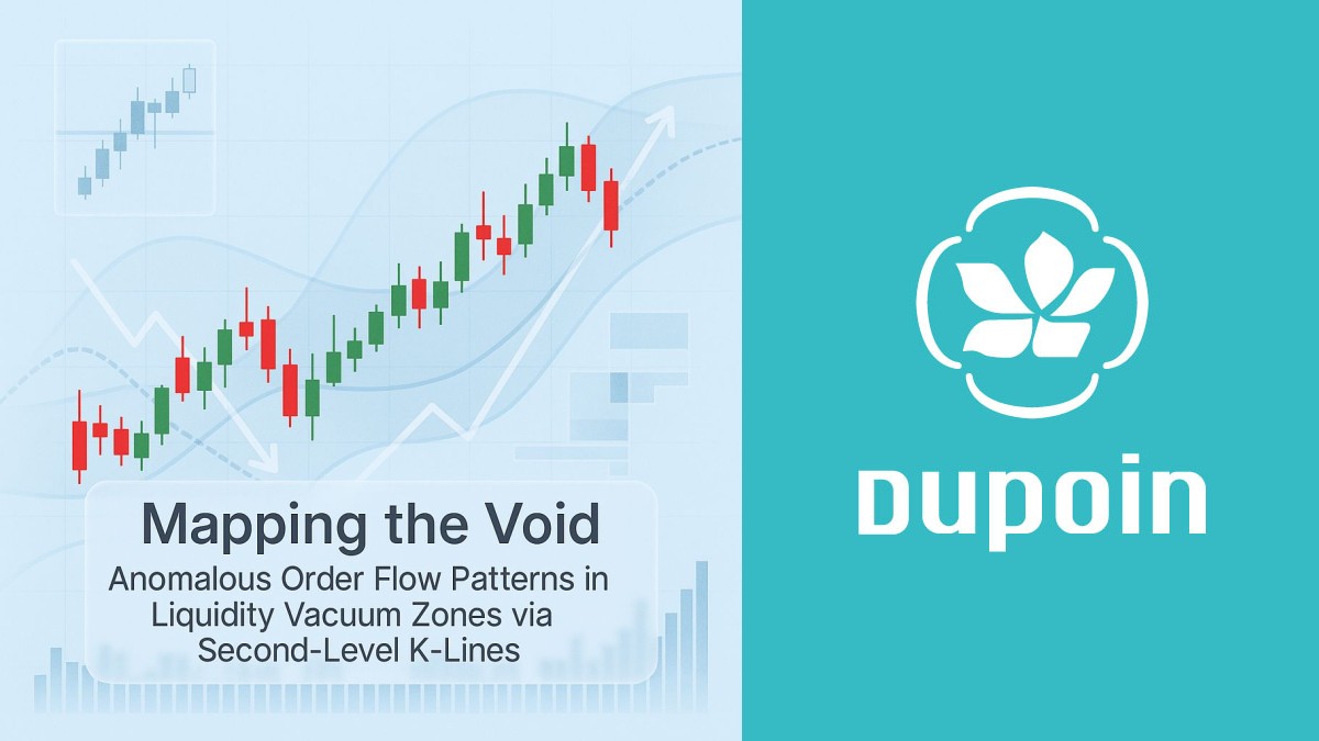 Order flow anomalies in liquidity voids