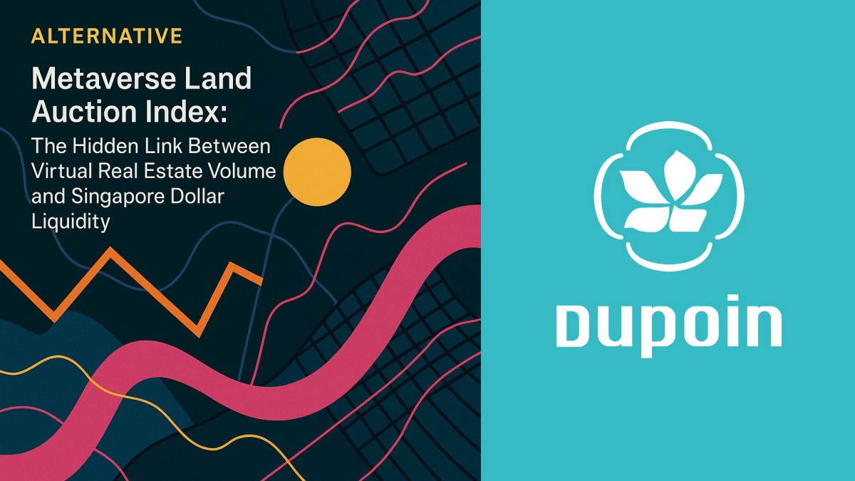 Virtual real estate volume and SGD liquidity