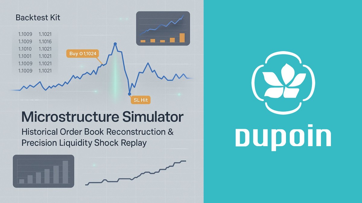 Historical order book reconstruction