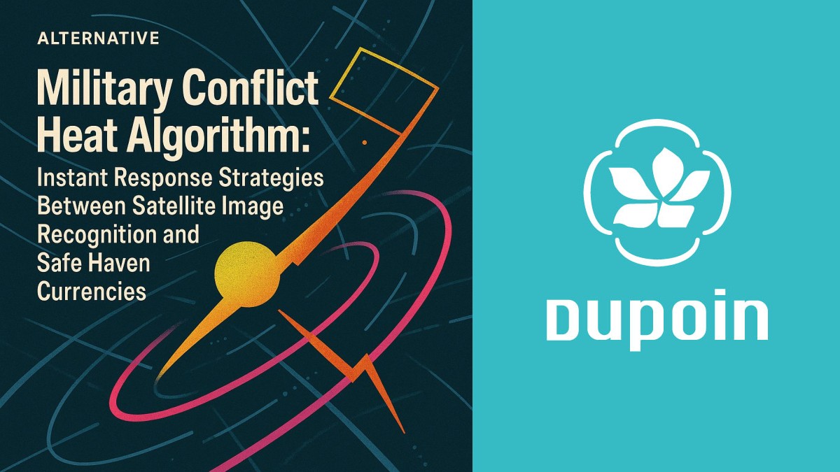 Satellite imagery triggering safe haven trades