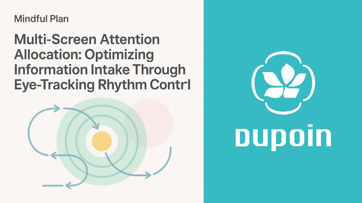 Trader optimizing visual attention across multiple monitors