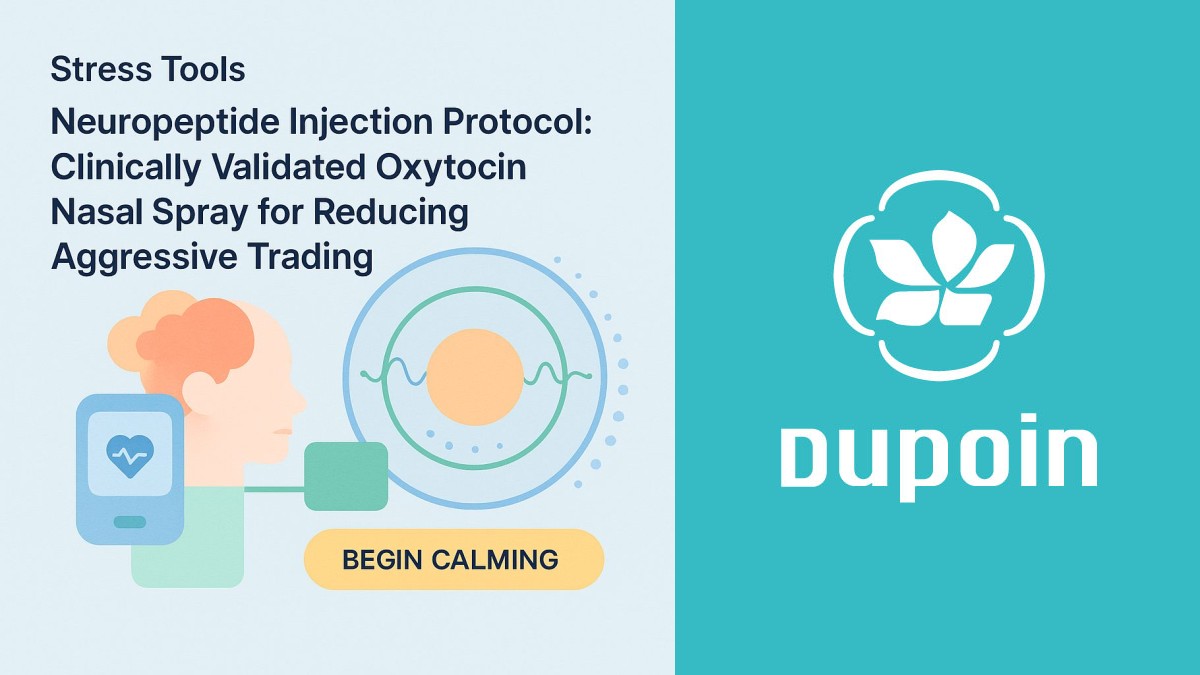 Use oxytocin to calm risky trade urges