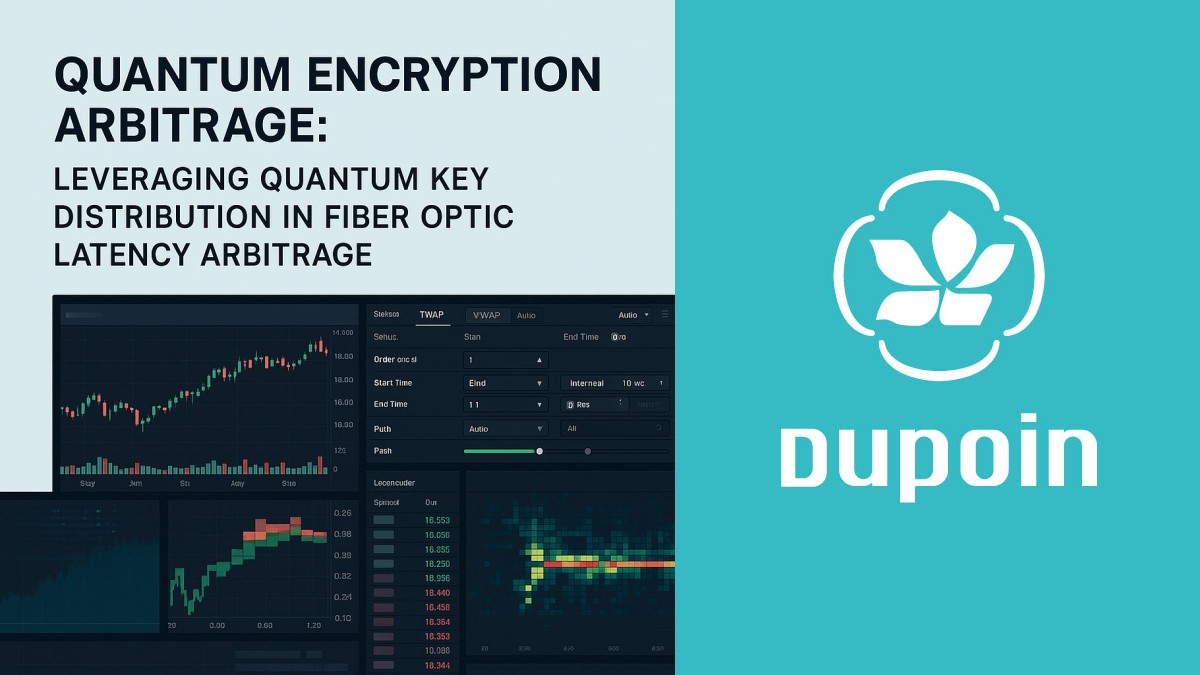 Quantum key distribution for latency arbitrage