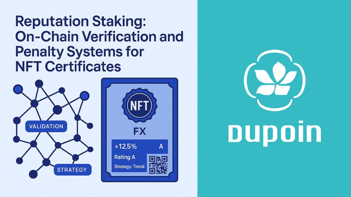 Staking mechanisms for NFT trust