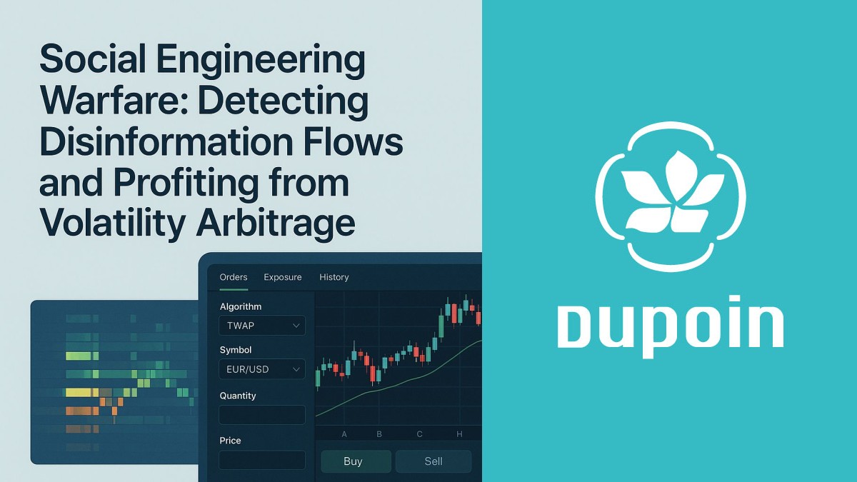 Detecting disinformation flows in markets