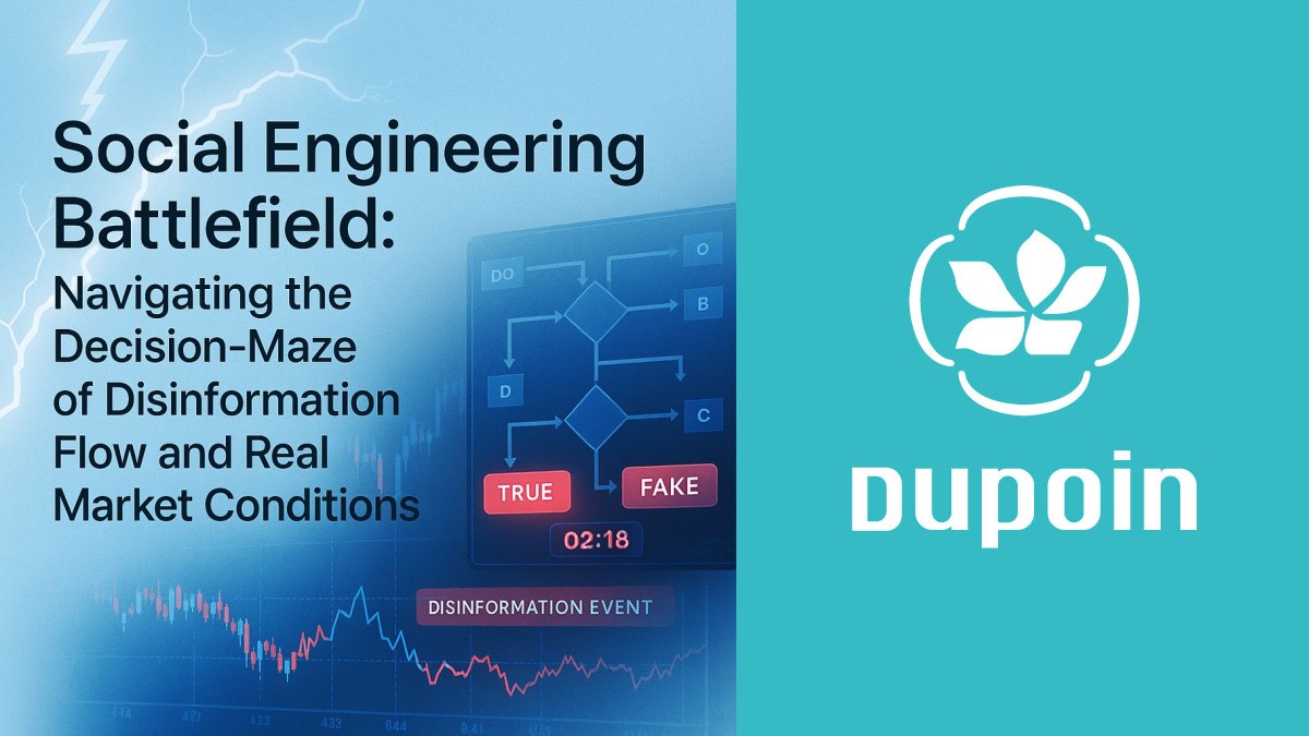 Navigating disinformation in market conditions