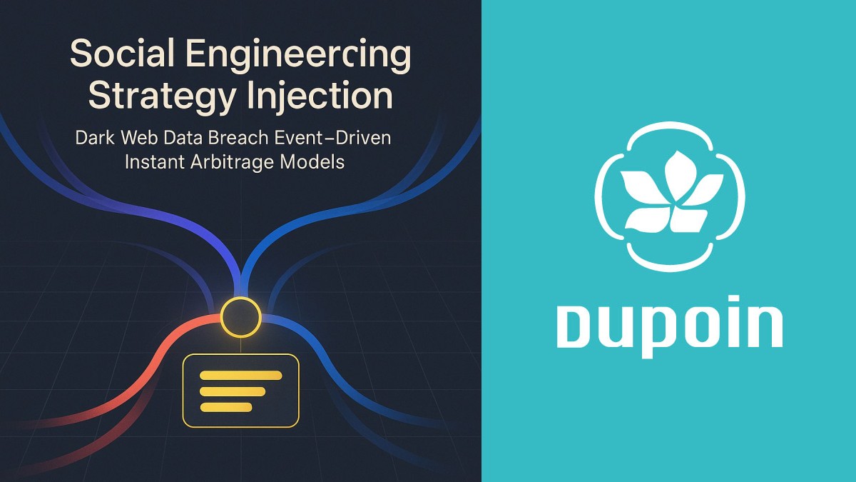 Dark web data breaches driving instant arbitrage