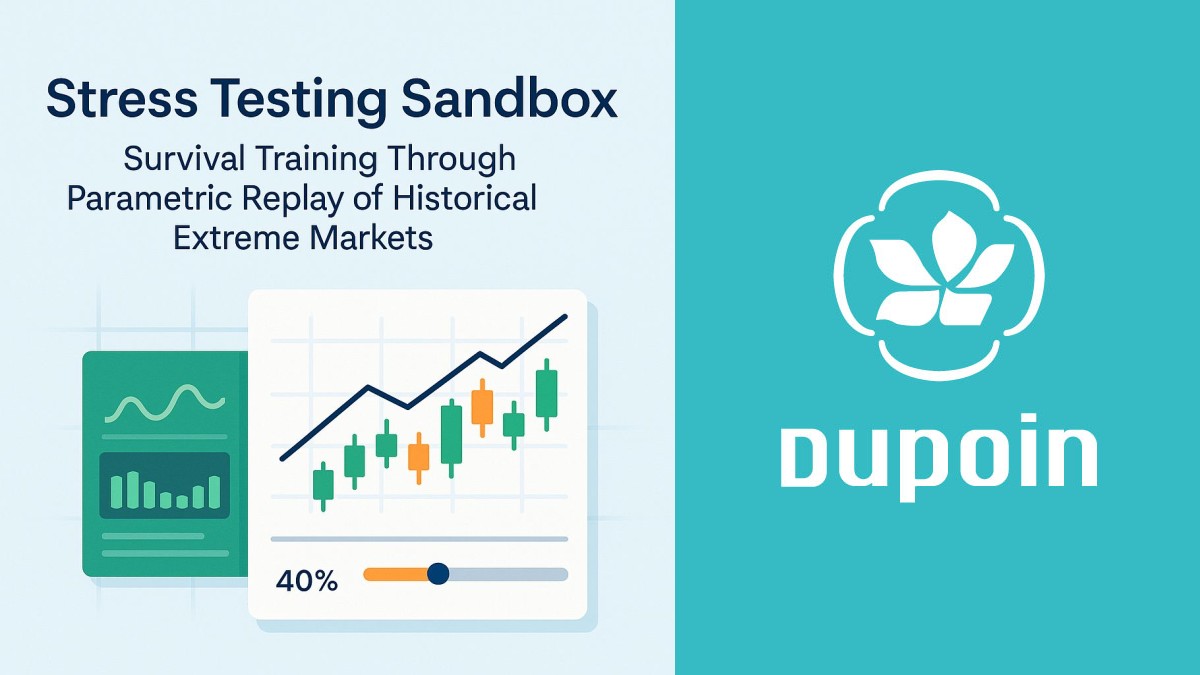Trader in financial hurricane simulation environment