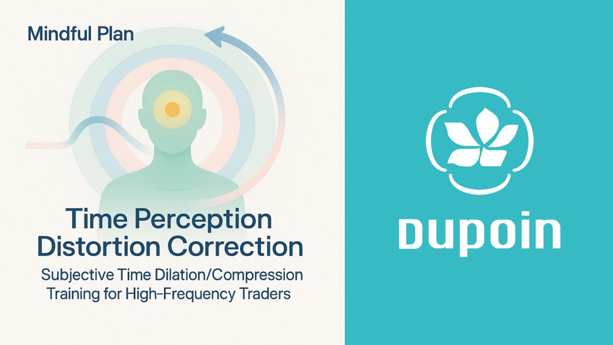 HFT trader mastering subjective time dilation during market volatility