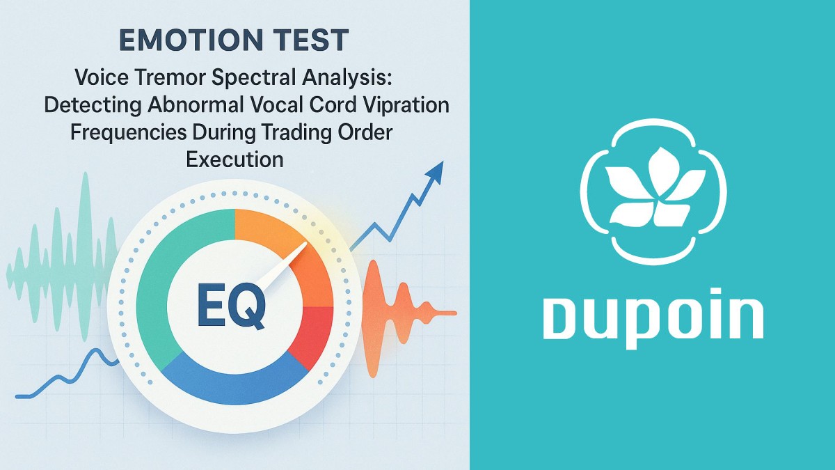 Voice stress analysis during trade order execution