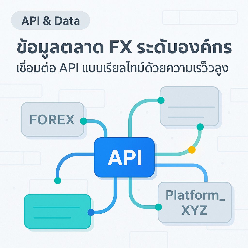 ฟีดข้อมูลตลาด FX ระดับองค์กร: เสริมพลังธุรกิจด้วย API แบบเรียลไทม์