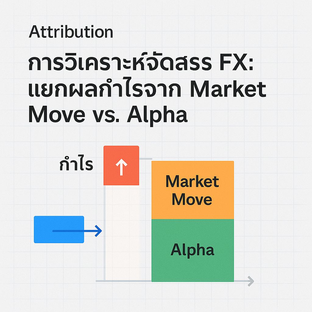 แยกแยะกำไร FX: รู้ทัน Market Move และ Alpha