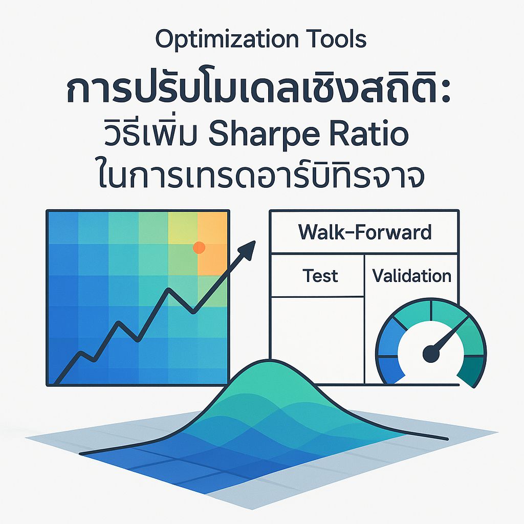 เทคนิคปรับโมเดลสถิติให้คมกริบ ช่วยเพิ่ม Sharpe Ratio ในการเทรดอาร์บิทราจ