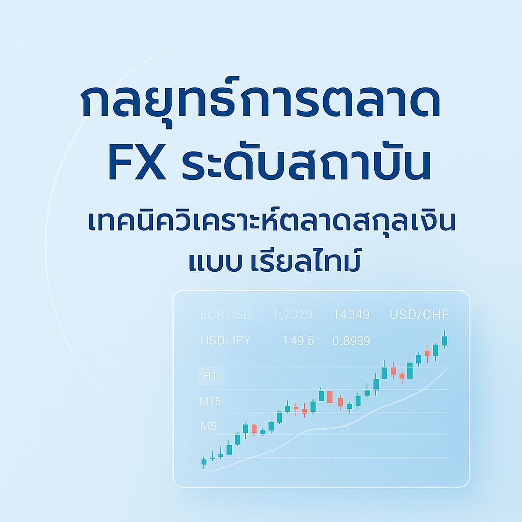 เทคนิคการตลาด FX แบบเรียลไทม์ ที่นักลงทุนระดับสถาบันใช้