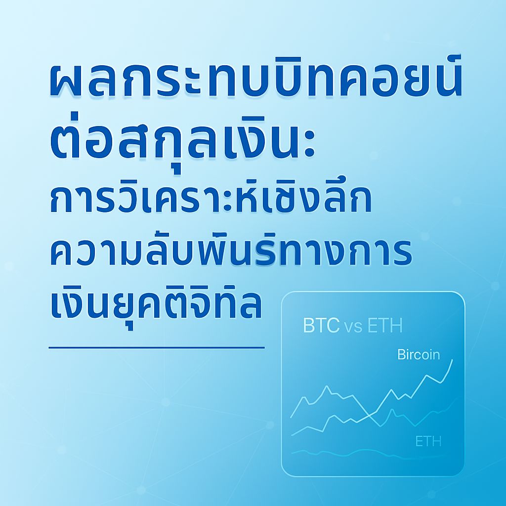 บิทคอยน์สั่นสะเทือนตลาดเงิน : เมื่อสกุลเงินดิจิทัลเปลี่ยนเกมการเงินโลก