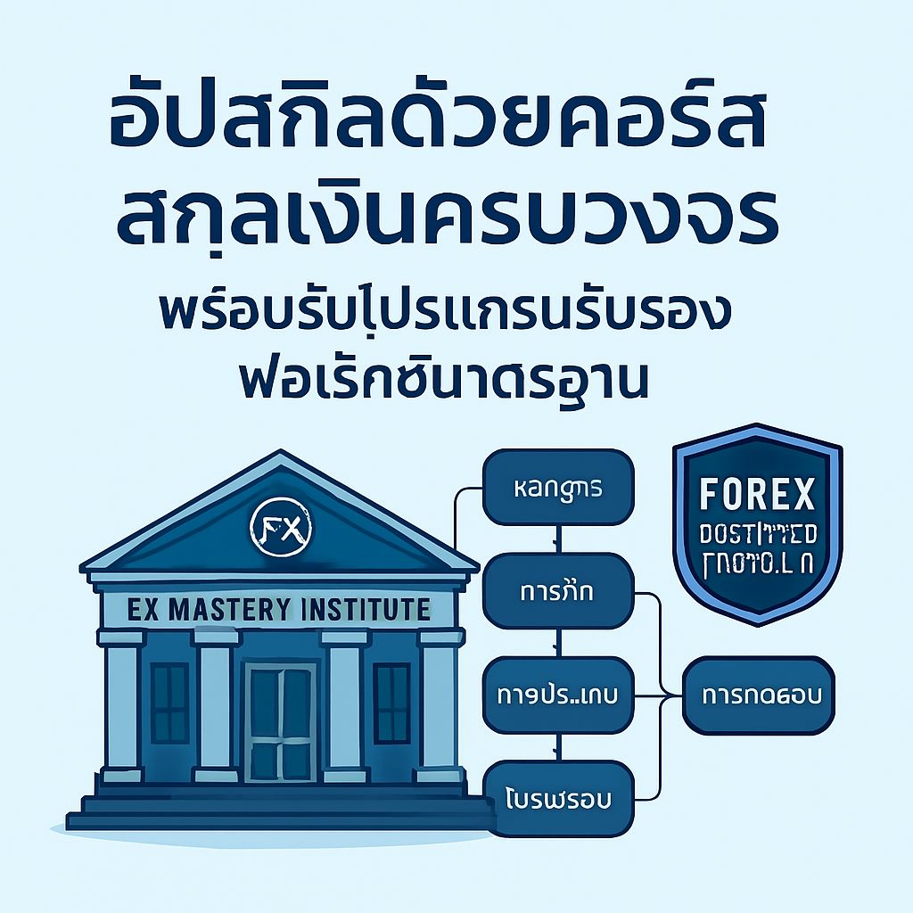 อัปสกิลการเทรดสกุลเงินแบบมืออาชีพด้วยคอร์สครบวงจร