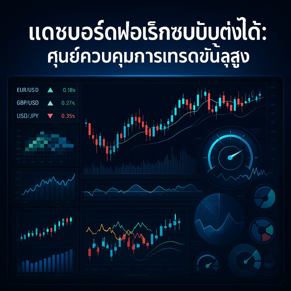 แดชบอร์ดฟอเร็กซ์แบบปรับแต่งได้: เครื่องมือคุมเกมการเทรดในมือคุณ