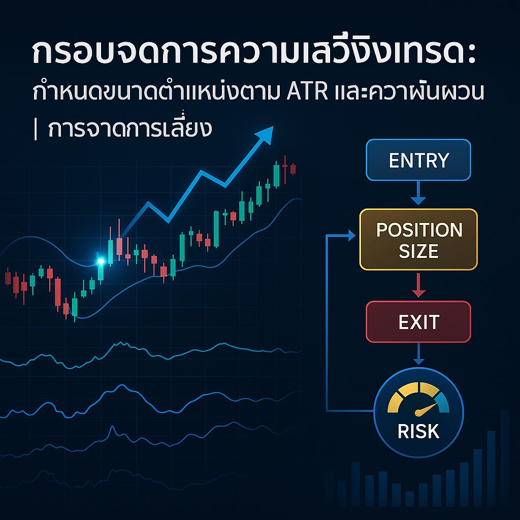 เทคนิคจัดการความเสี่ยงสวิงเทรดด้วย ATR และความผันผวน