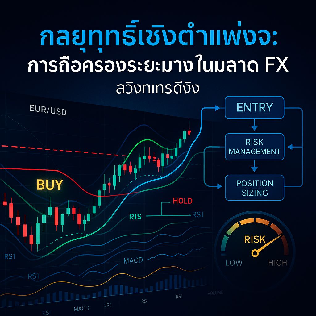 เทคนิคการถือครองระยะกลางด้วยกลยุทธ์เชิงตำแหน่งในตลาด FX