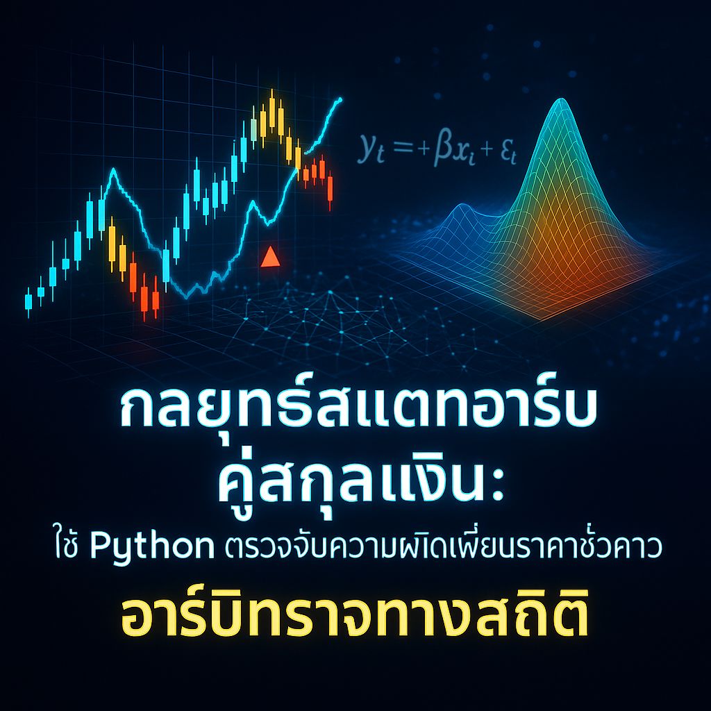 สกัดโอกาสจากตลาด Forex ด้วย Python: กลยุทธ์สแตทอาร์บคู่สกุลเงิน