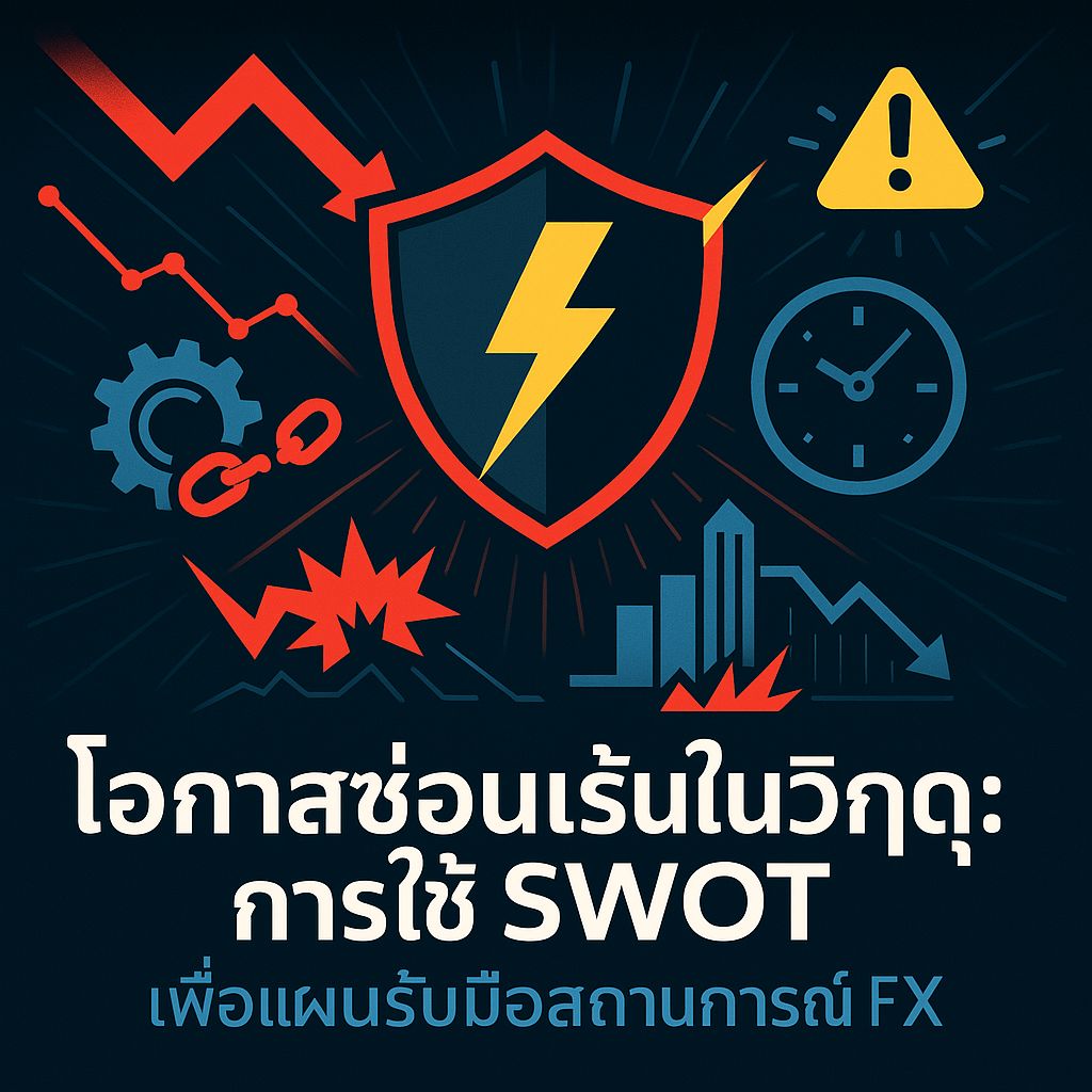 วิกฤต FX ก็มีโอกาสซ่อนอยู่! มาดูวิธีใช้ SWOT หาจุดแตกหักกัน