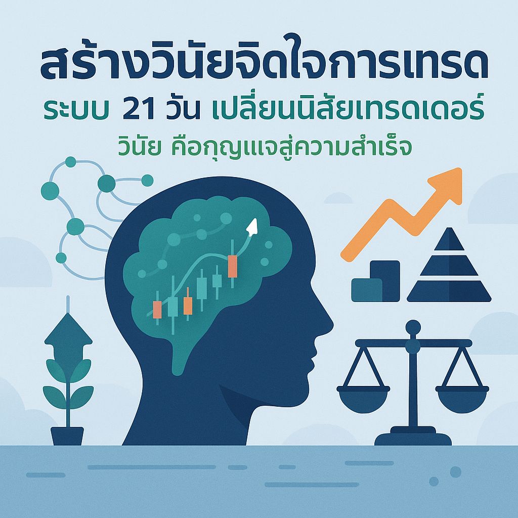 21 วันเปลี่ยนคุณเป็นเทรดเดอร์มีวินัย ด้วยระบบพัฒนานิสัยแบบขั้นเทพ