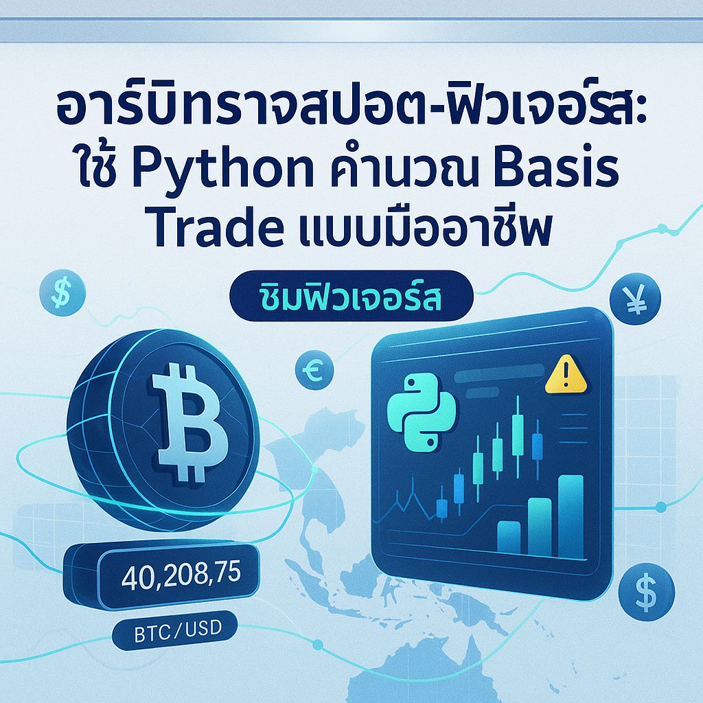 เทคนิค Basis Trade ด้วย Python สำหรับอาร์บิทราจสปอต-ฟิวเจอร์ส