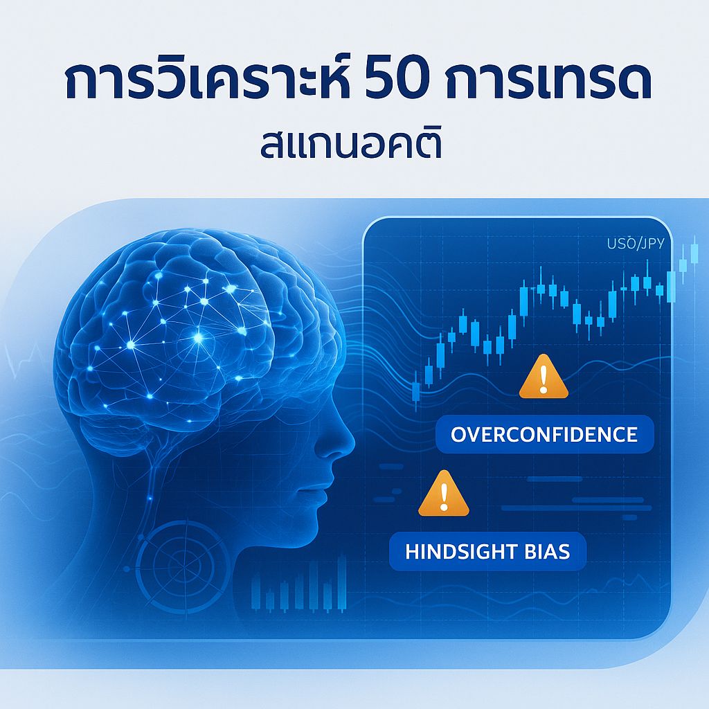 เจาะลึก 50 การเทรด: เมื่อความมั่นใจเกินตัวและอคติหลังเหตุการณ์เล่นงานนักลงทุน