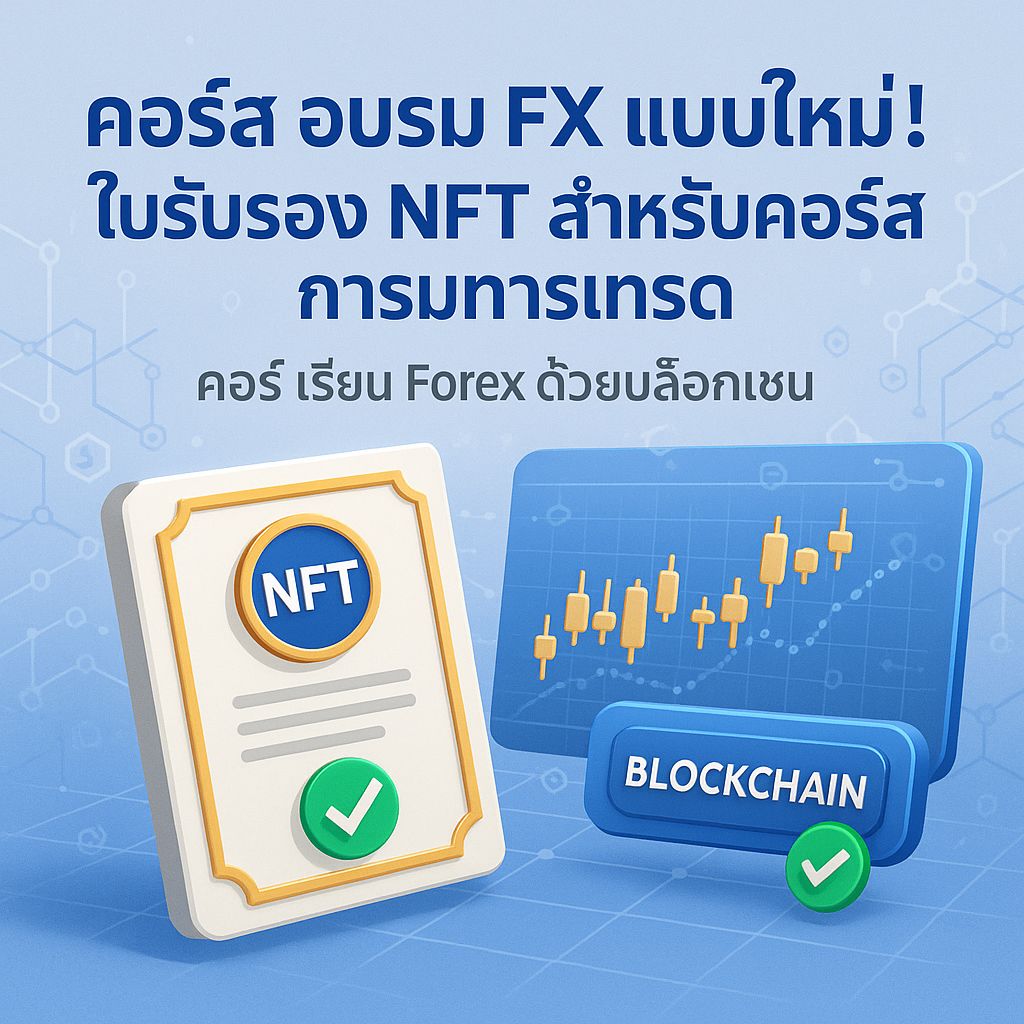 NFT สำหรับคอร์สอบรม FX: ใบรับรองที่เปลี่ยนโลกการเทรดไปตลอดกาล!