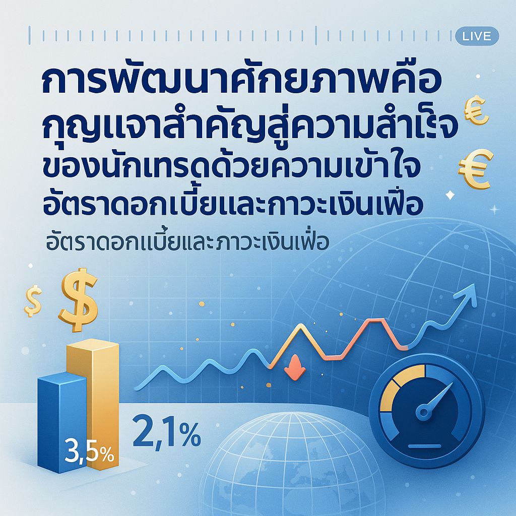เทคนิคพัฒนา ศักยภาพนักเทรด ผ่านความเข้าใจกลไกดอกเบี้ยและเงินเฟ้อ