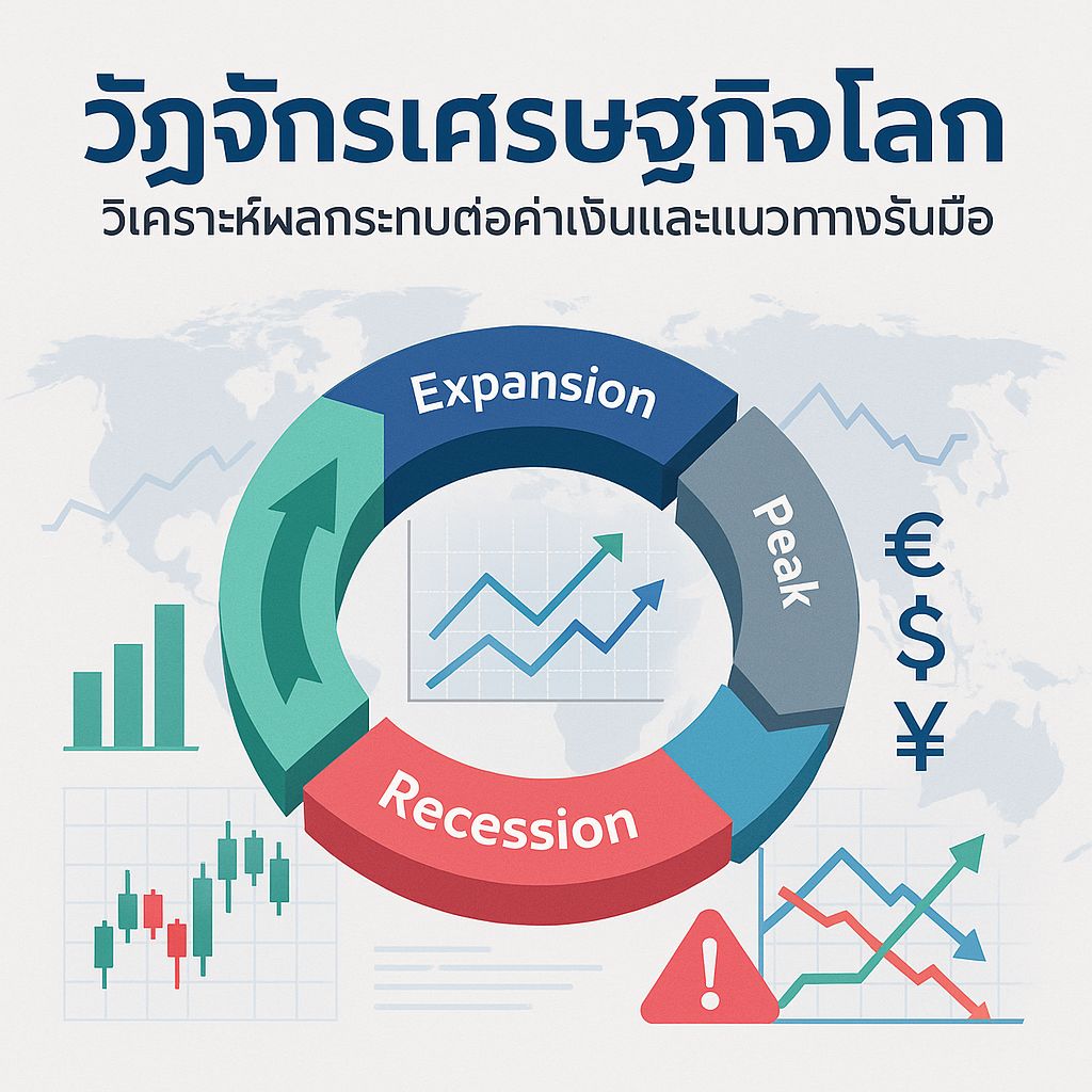 วัฏจักรเศรษฐกิจโลกส่งผลอย่างไร? 解密ความสัมพันธ์กับค่าเงินที่คุณต้องรู้